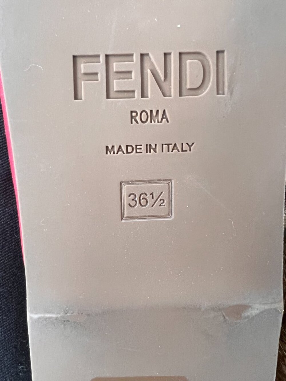 Fendi Espadrille slide size 6.5 NIB - Picture 9 of 14